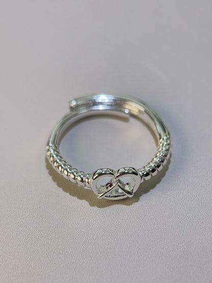 Infinity Love Heart Ring