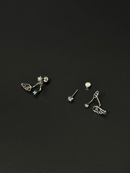 Celestial Wing Ear Cuff Set