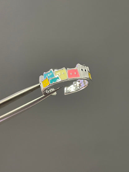 Cotton Candy Cat Ring
