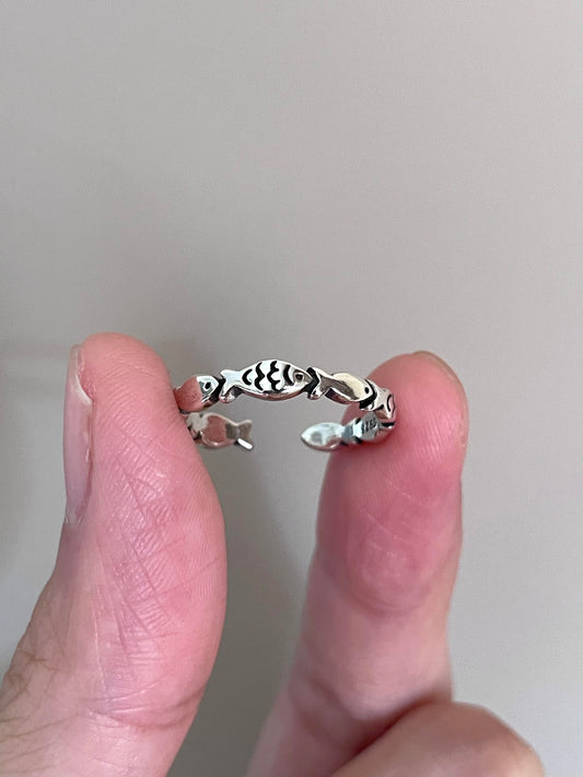 Shoal Fish Adjustable Ring