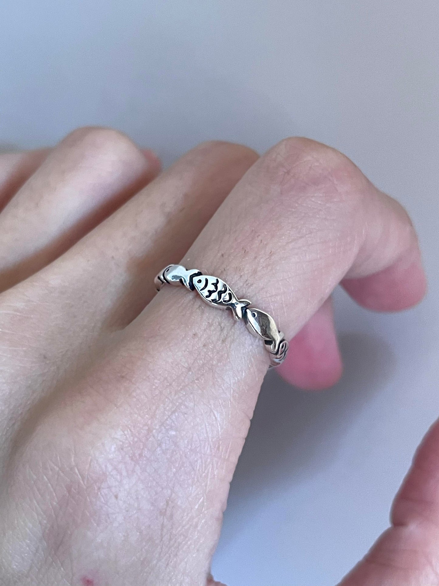 Shoal Fish Adjustable Ring