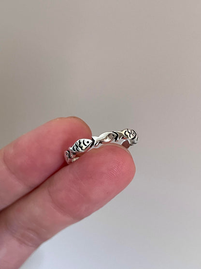 Shoal Fish Adjustable Ring