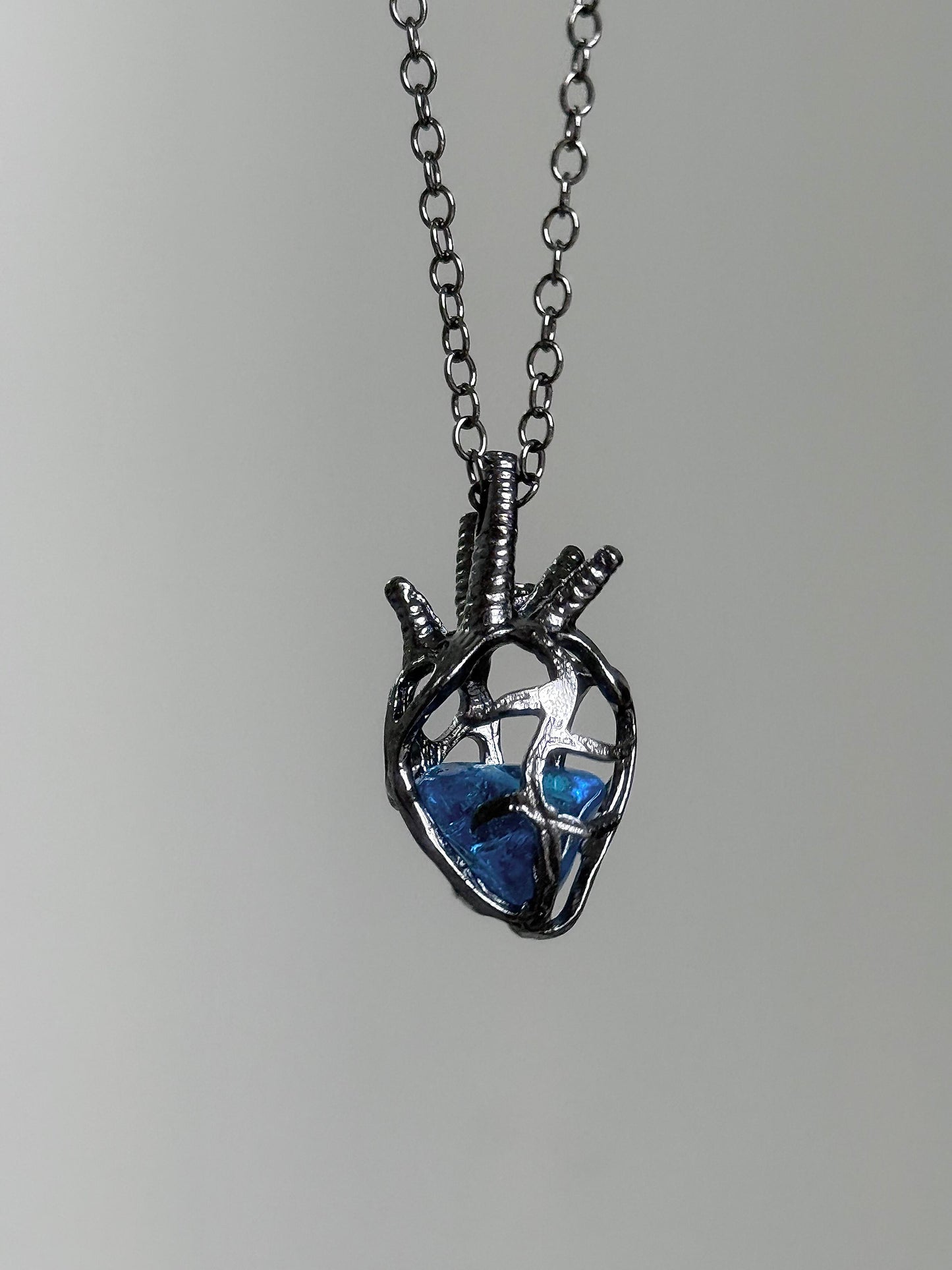 Anatomical Heart Cage Pendant