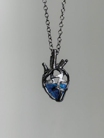 Anatomical Heart Cage Pendant