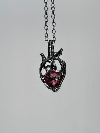 Anatomical Heart Cage Pendant