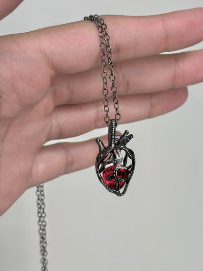 Anatomical Heart Cage Pendant
