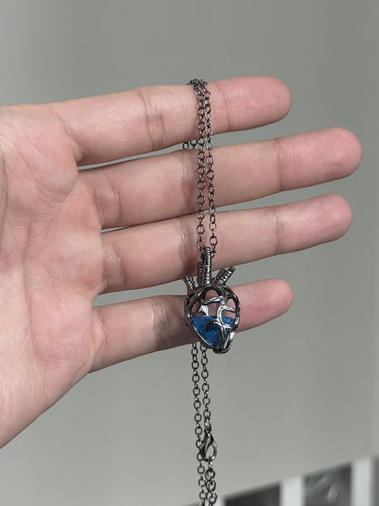 Anatomical Heart Cage Pendant