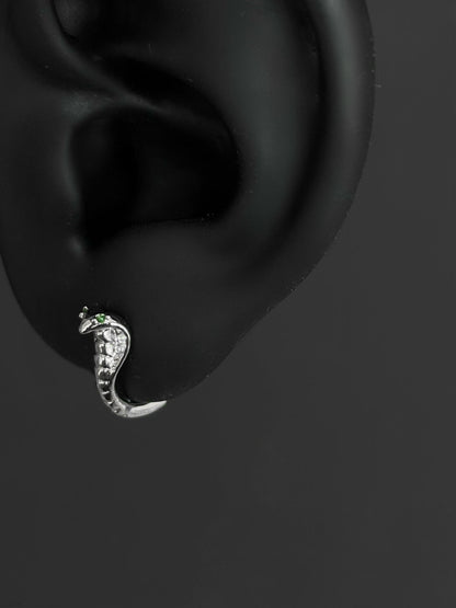 Venom Cobra Hoop Earrings