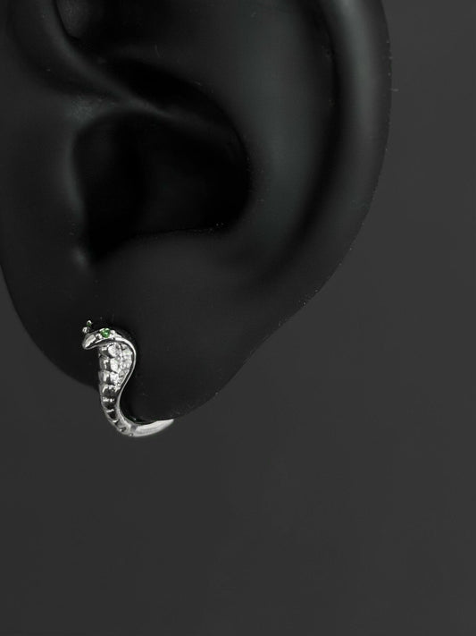 Venom Cobra Hoop Earrings