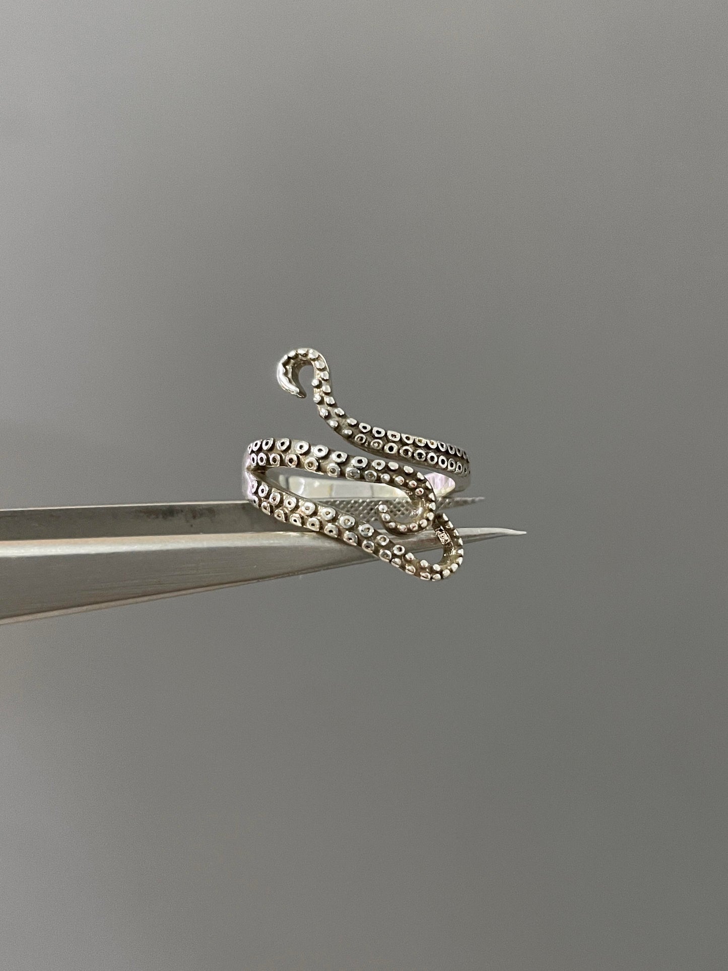 Octopus Tentacle Adjustable Ring