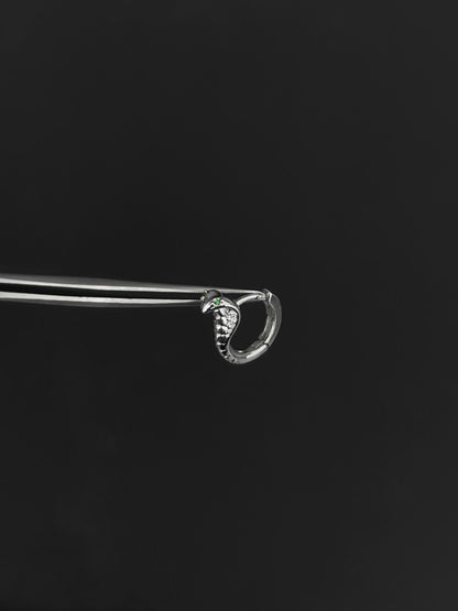 Venom Cobra Hoop Earrings