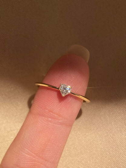 Lovelle Heart Dainty Ring