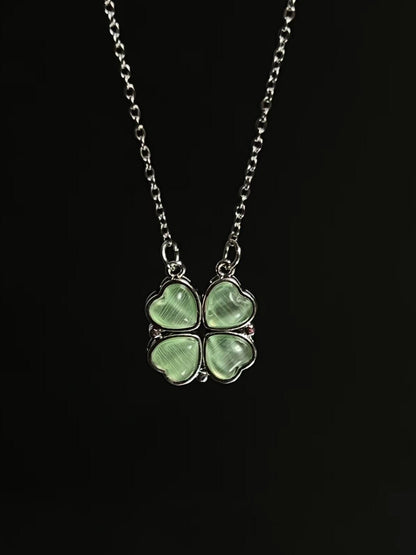 Magnetic Folding Heart Necklace