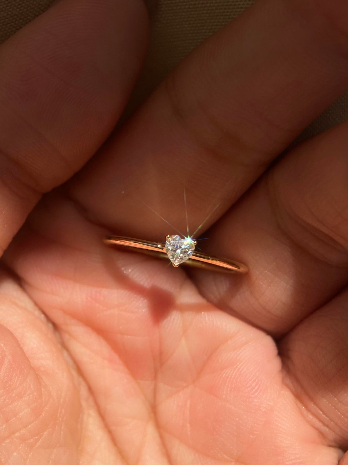 Lovelle Heart Dainty Ring