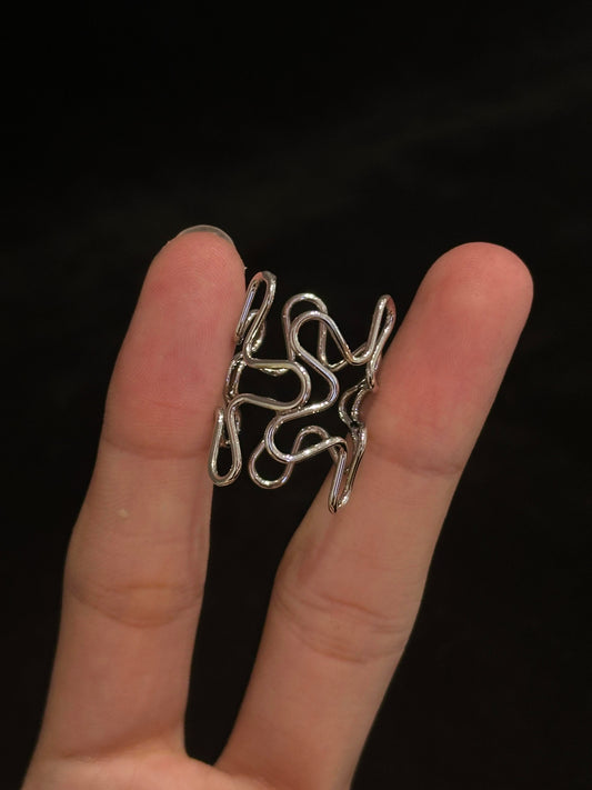 Scribble Star Rings