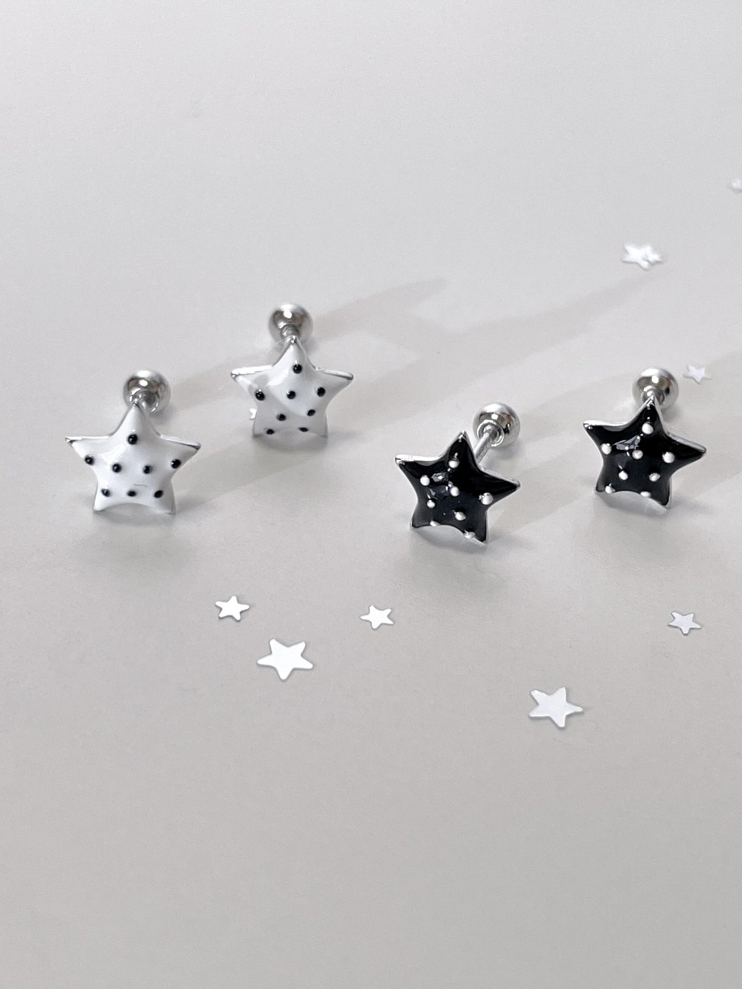 Polka Star Earrings