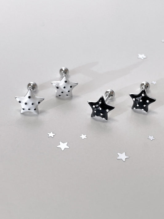 Polka Star Earrings