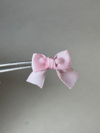 Pink Cupid Ribbon Bow Earrings