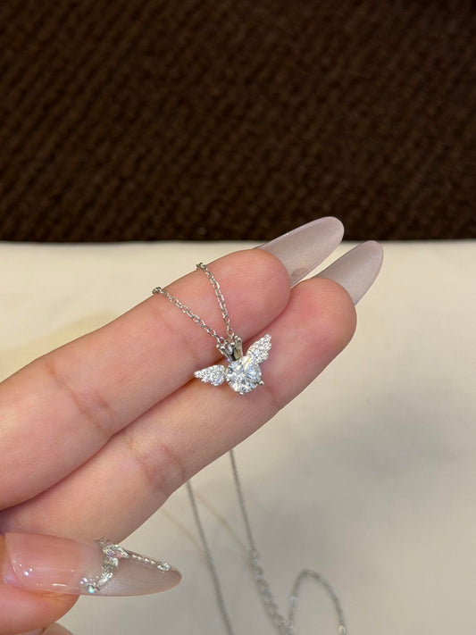 Crystal Mini Angel Necklace