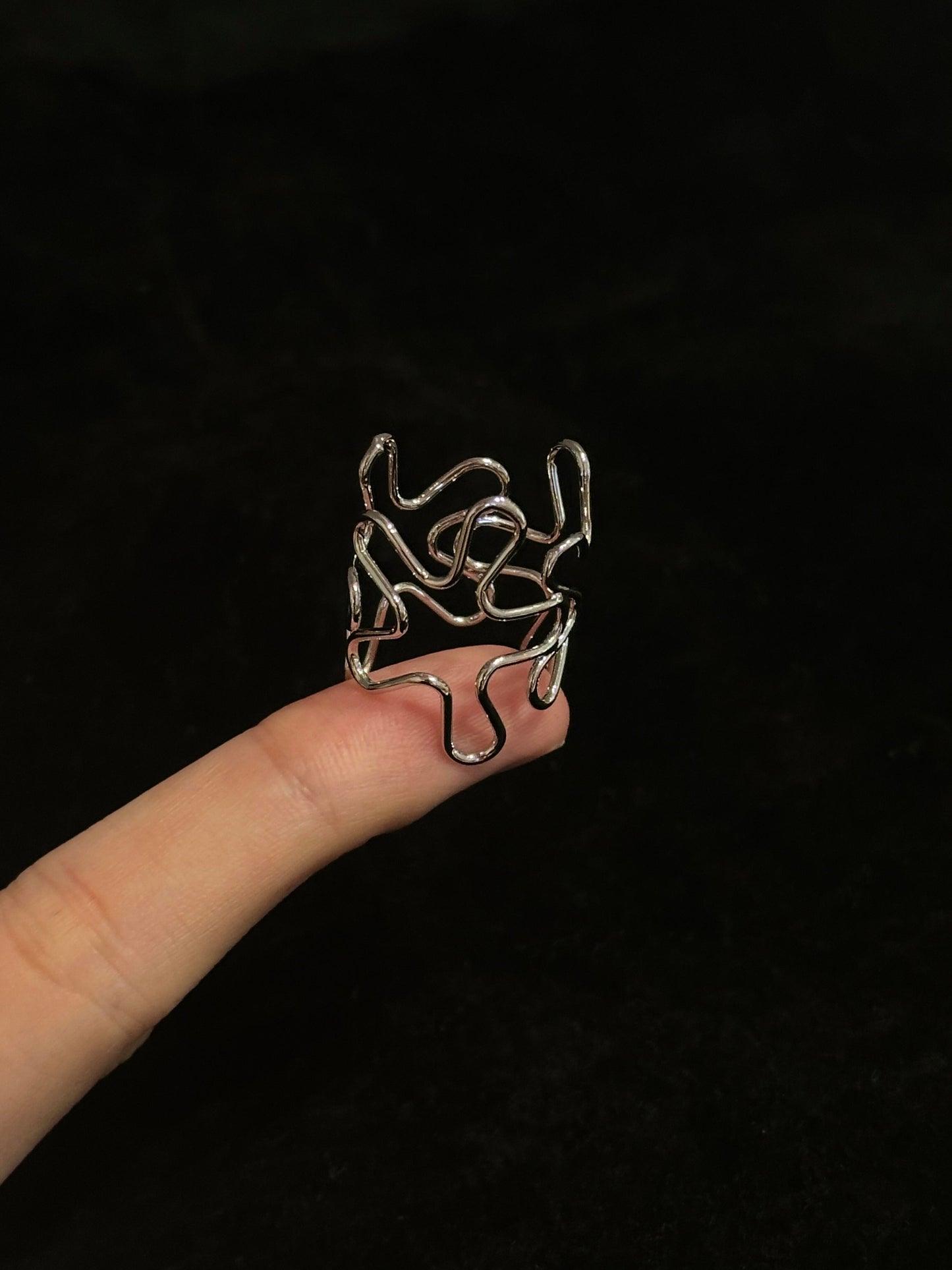 Scribble Star Rings