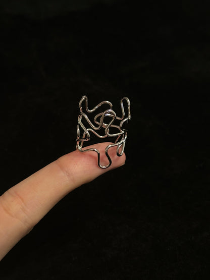 Scribble Star Rings