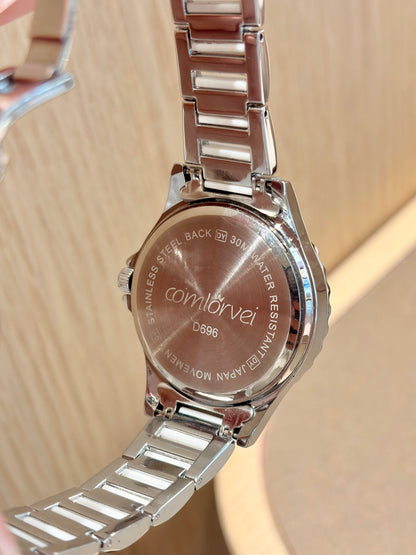 Comlorvei Baguette Crystal Watch