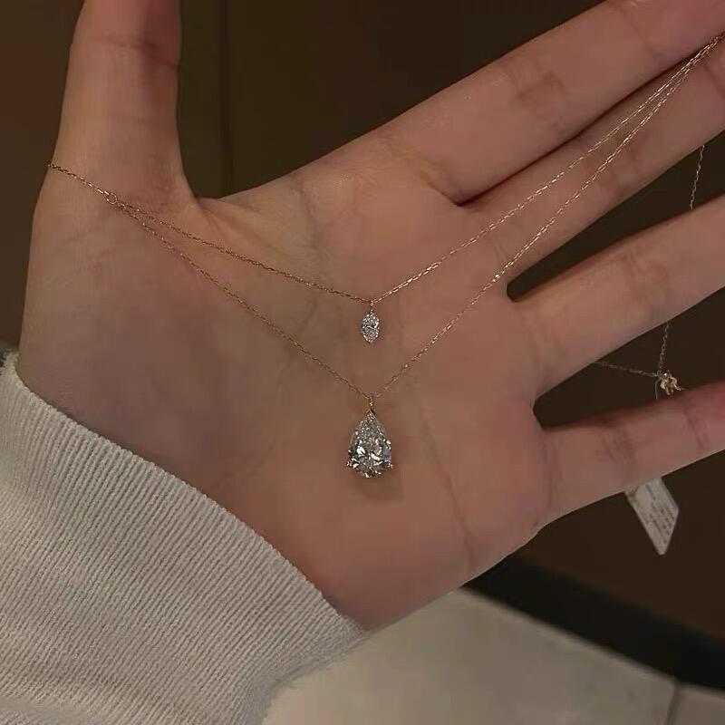 Layered Teardrop Necklace