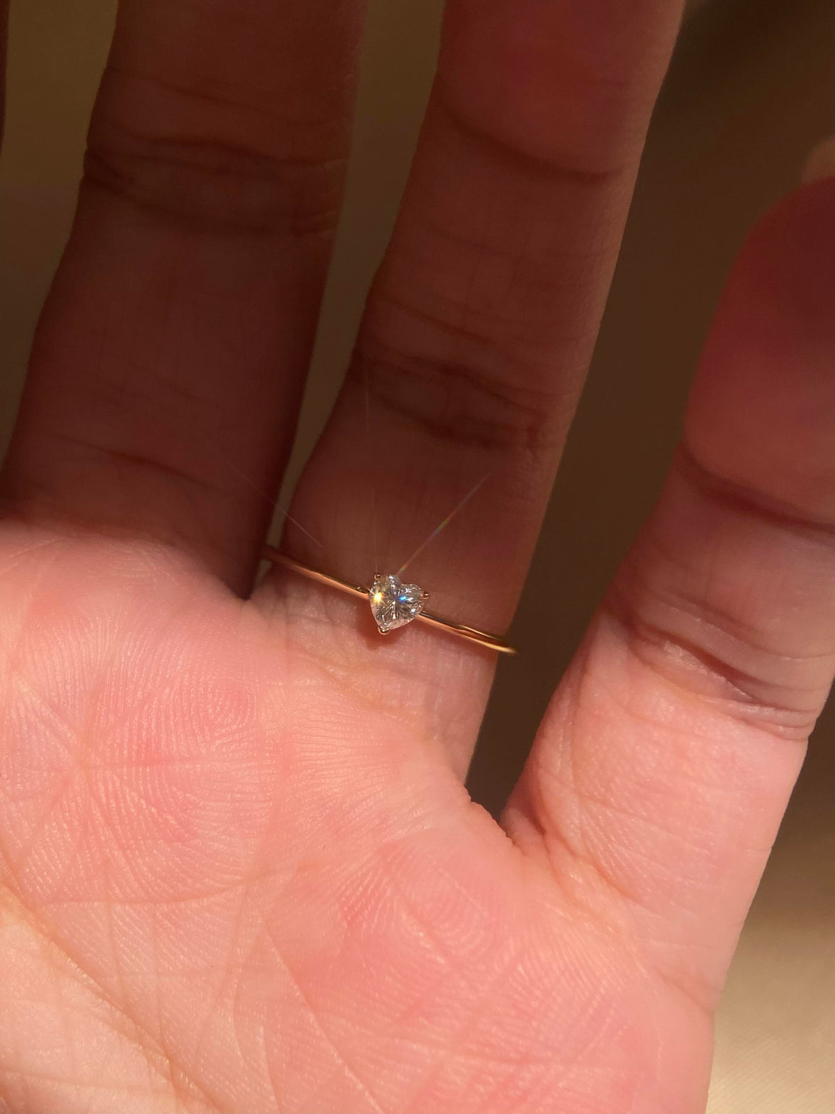 Lovelle Heart Dainty Ring