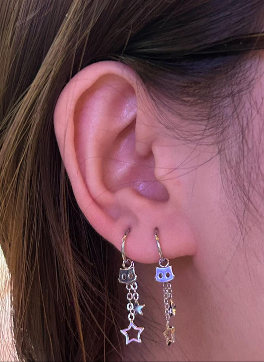 Crystal Constellation Earring Stack