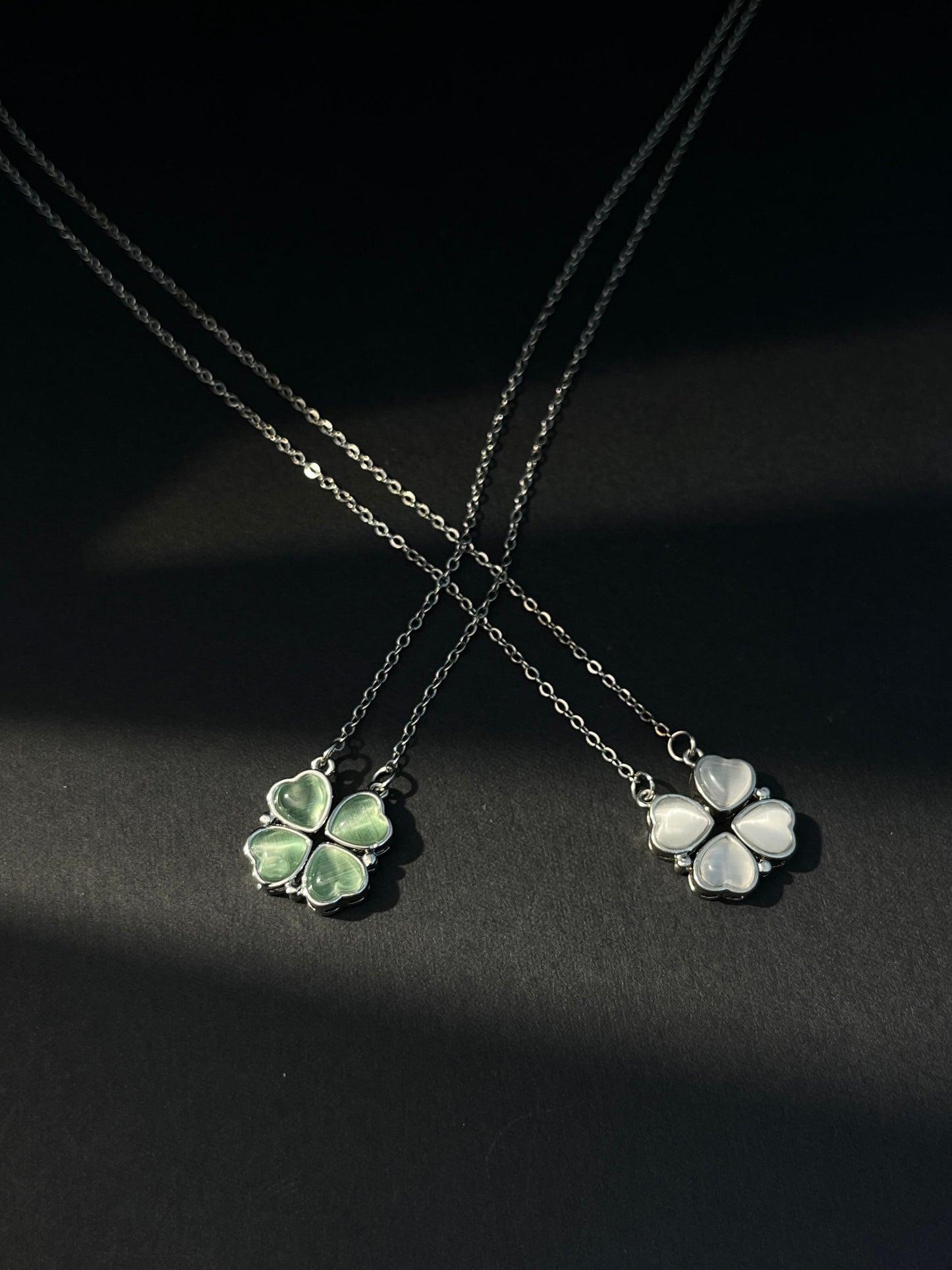 Magnetic Folding Heart Necklace