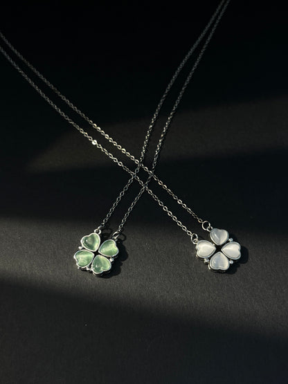 Magnetic Folding Heart Necklace