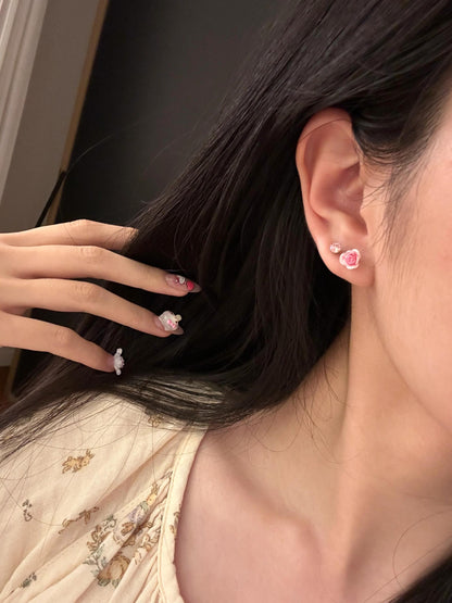 Pink Rosaline Drop Earrings