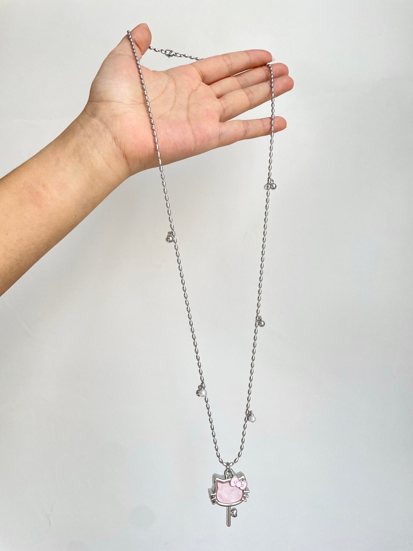 Kawaii Hello Kitty Key Necklace