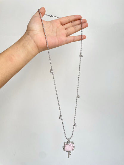 Kawaii Hello Kitty Key Necklace