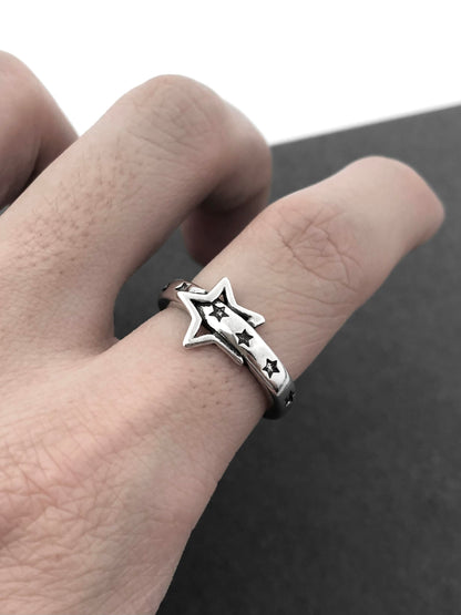 Shooting Star Open Ring