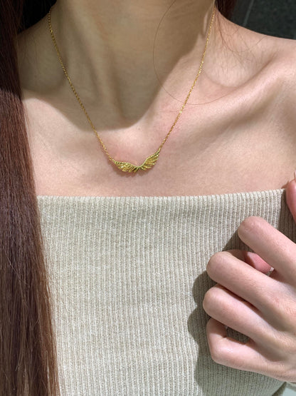 Gold Angel Wings Necklace