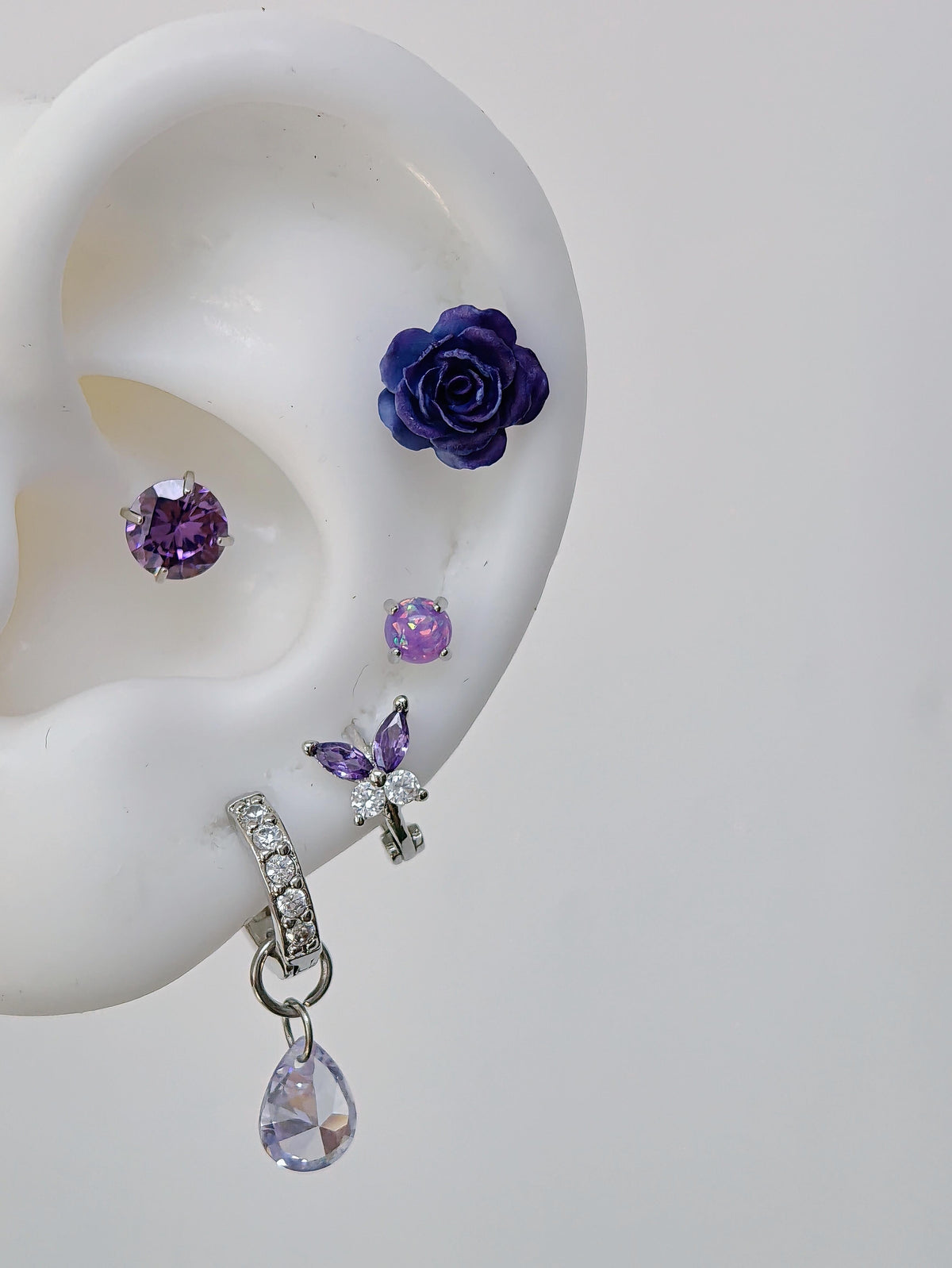 Violet Rose Multi-Piercing Set