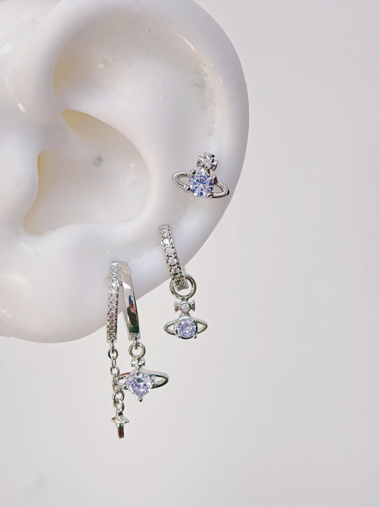 Lilac Orbit Ear Set