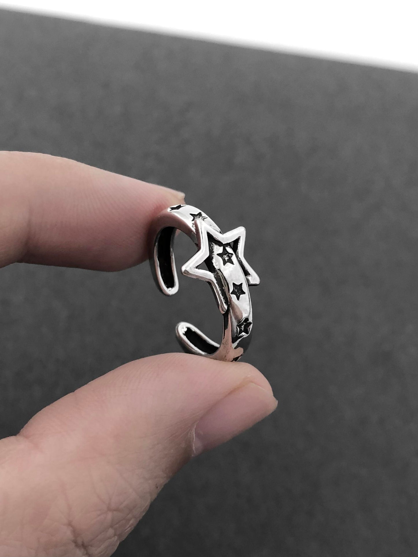 Shooting Star Open Ring