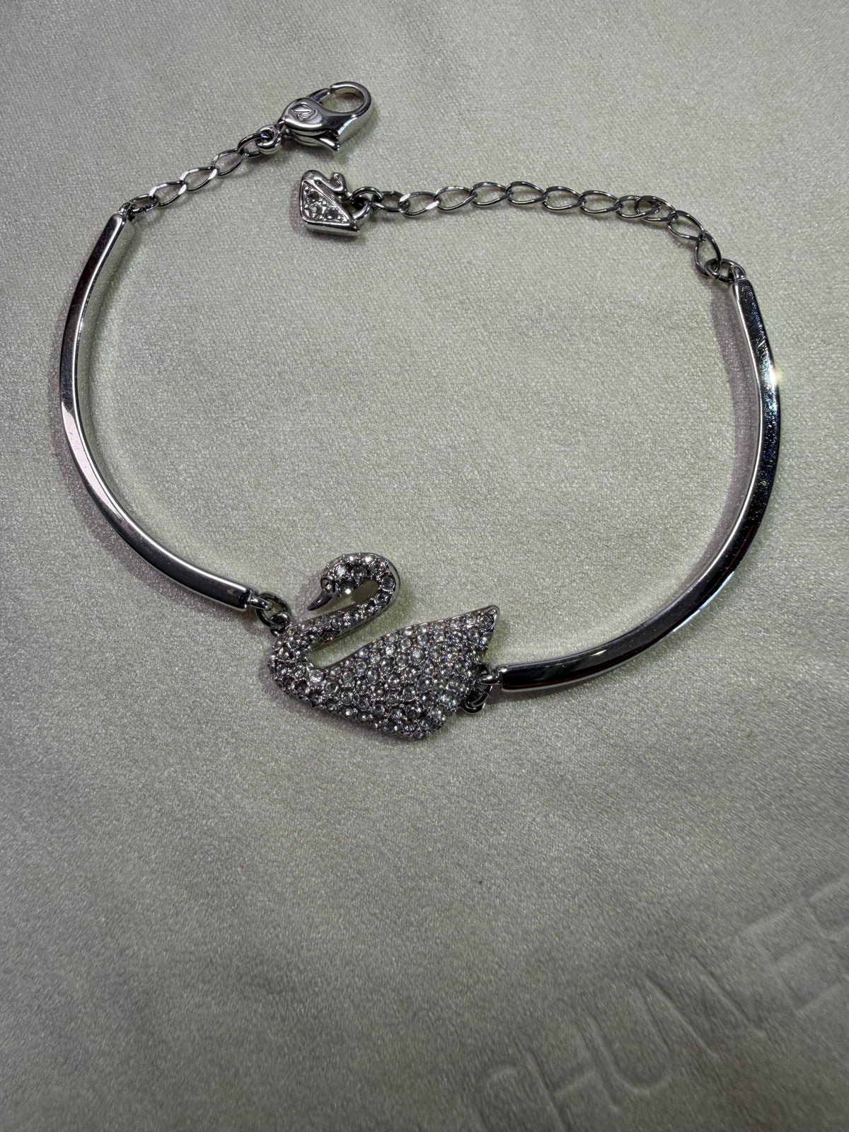Crystal Swan Bracelet