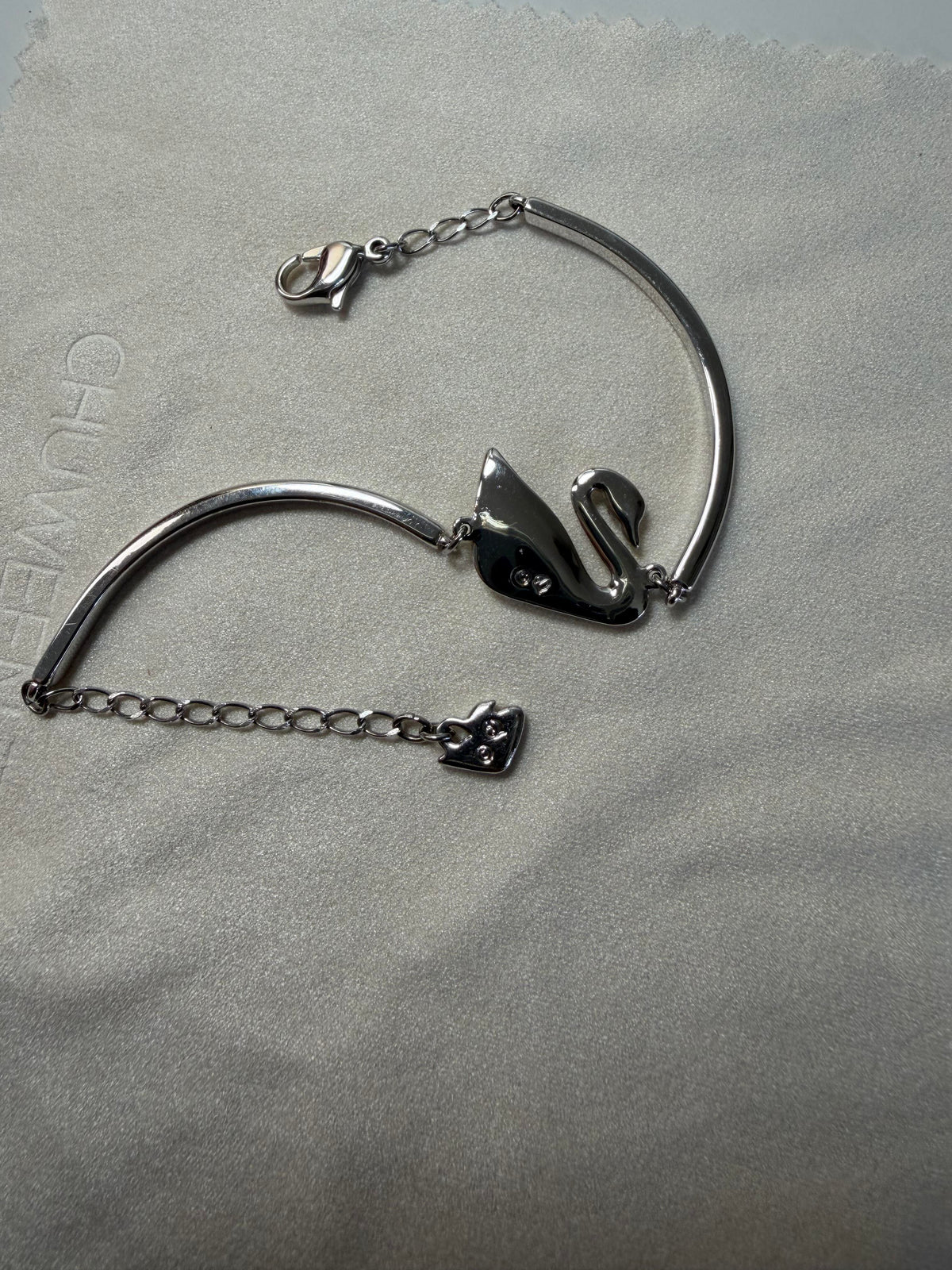 Crystal Swan Bracelet