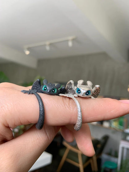 Night Shade Dragon Ring
