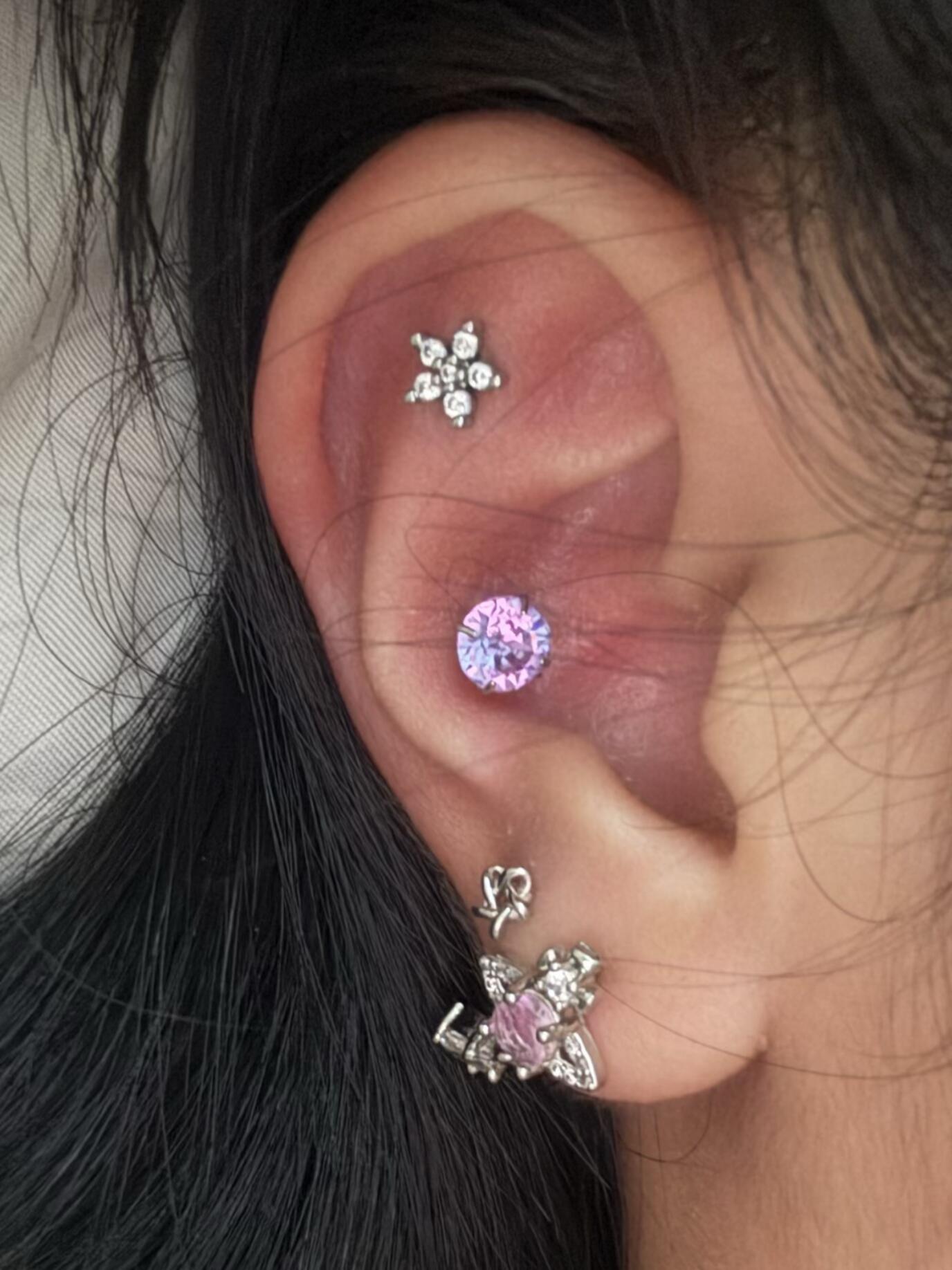 Millennial Pink Earring Set