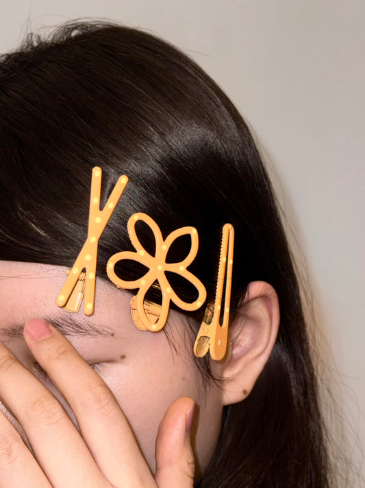 Y2K Dotted Hair Clip Set