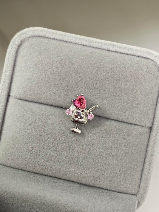 Kitty Rosy Sundae Earrings