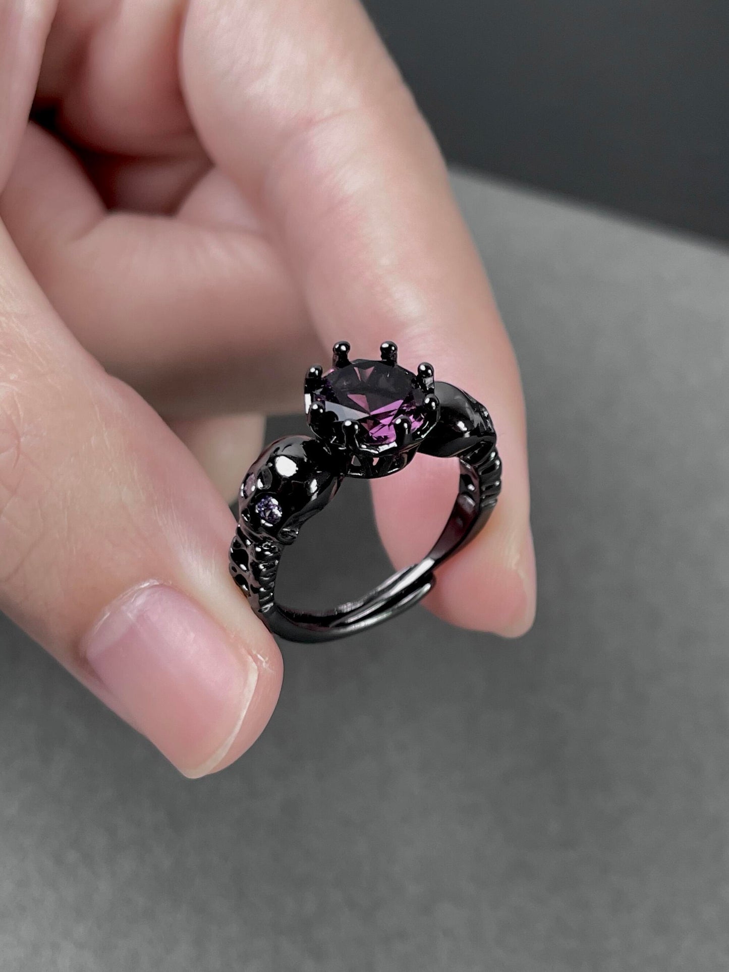 Vantablack Monarch Ring