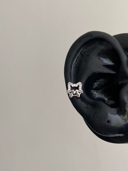 Peek-a-Boo Kitten Earrings