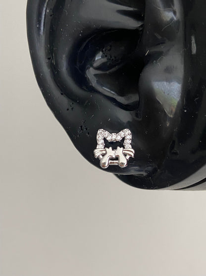 Peek-a-Boo Kitten Earrings