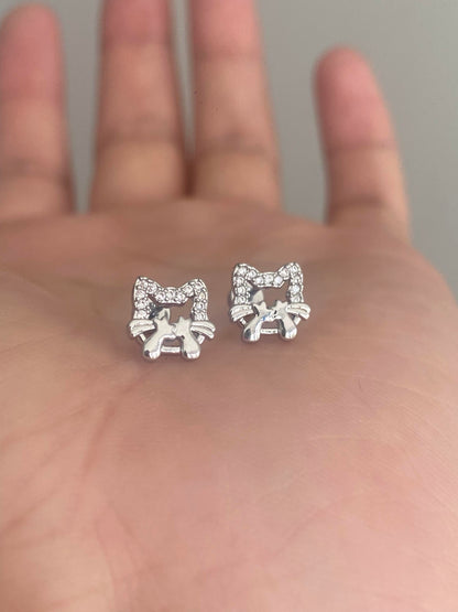 Peek-a-Boo Kitten Earrings