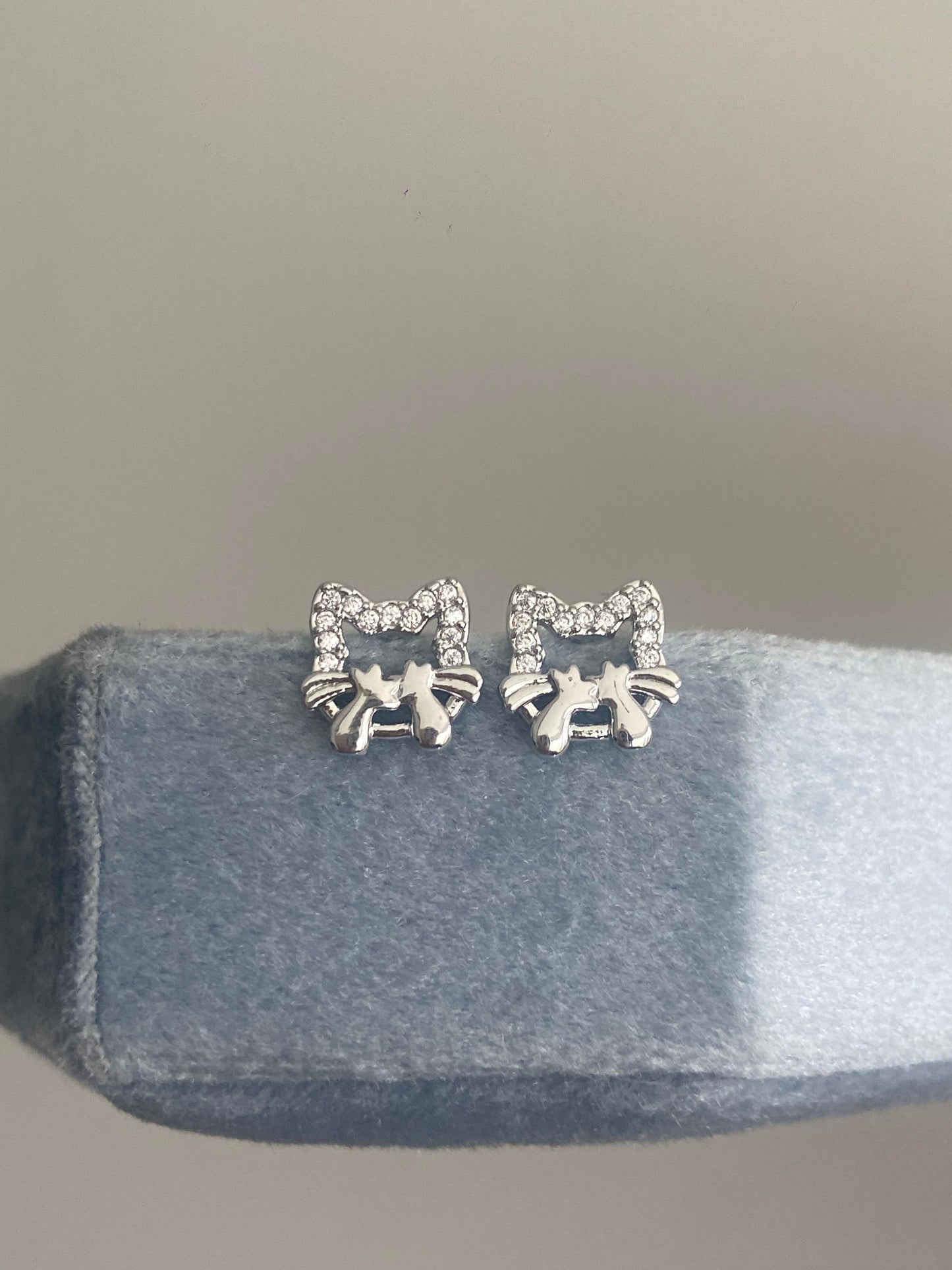 Peek-a-Boo Kitten Earrings